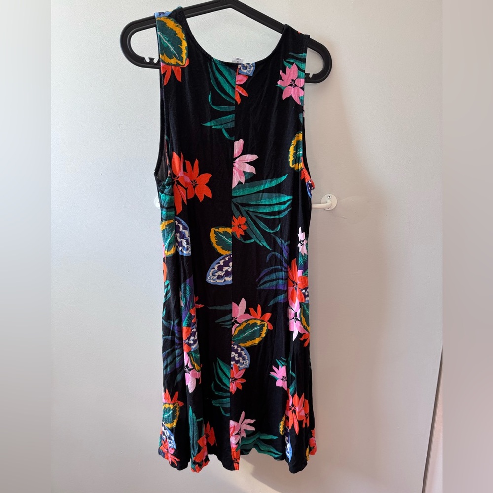 XL floral swing dress